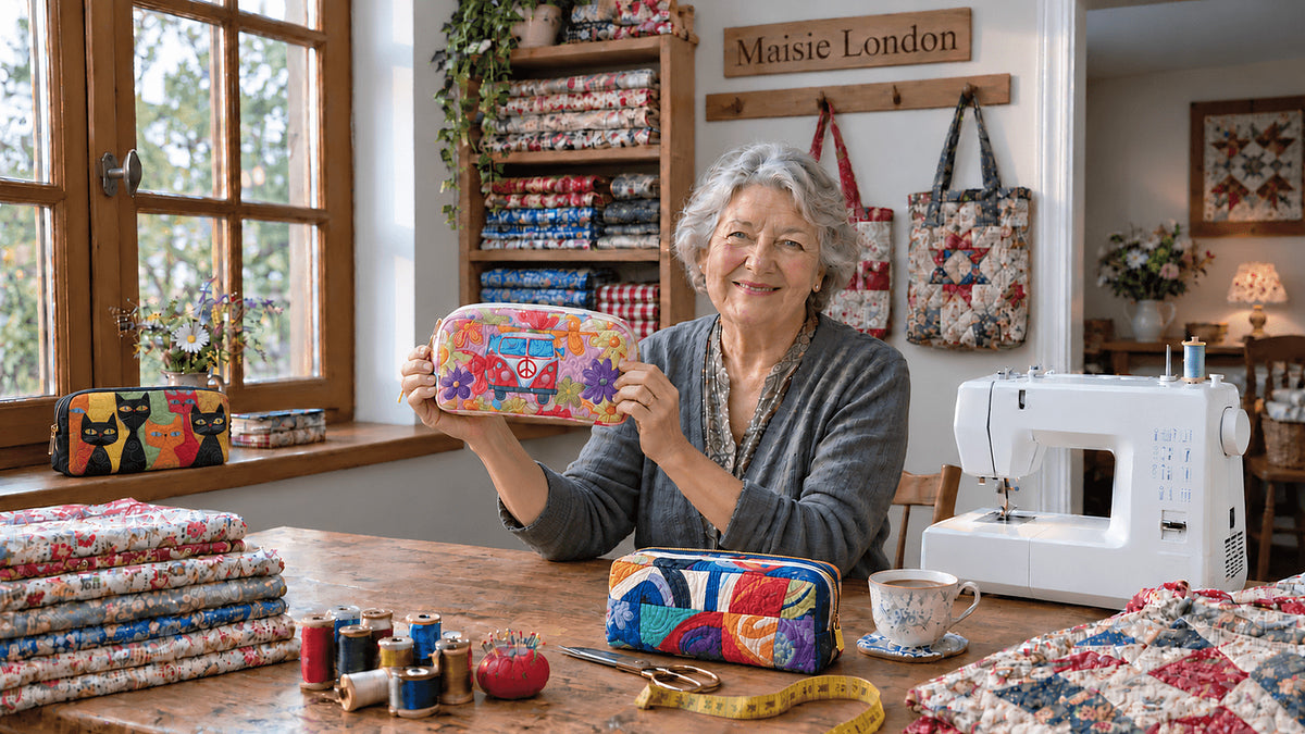 Quilted Cosmetic Bag
